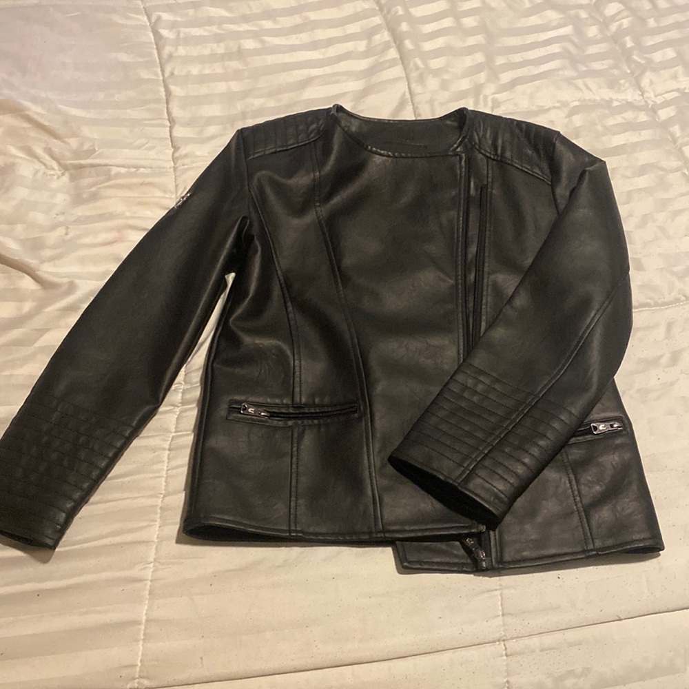 Brand NEW Faux Leather Jacket